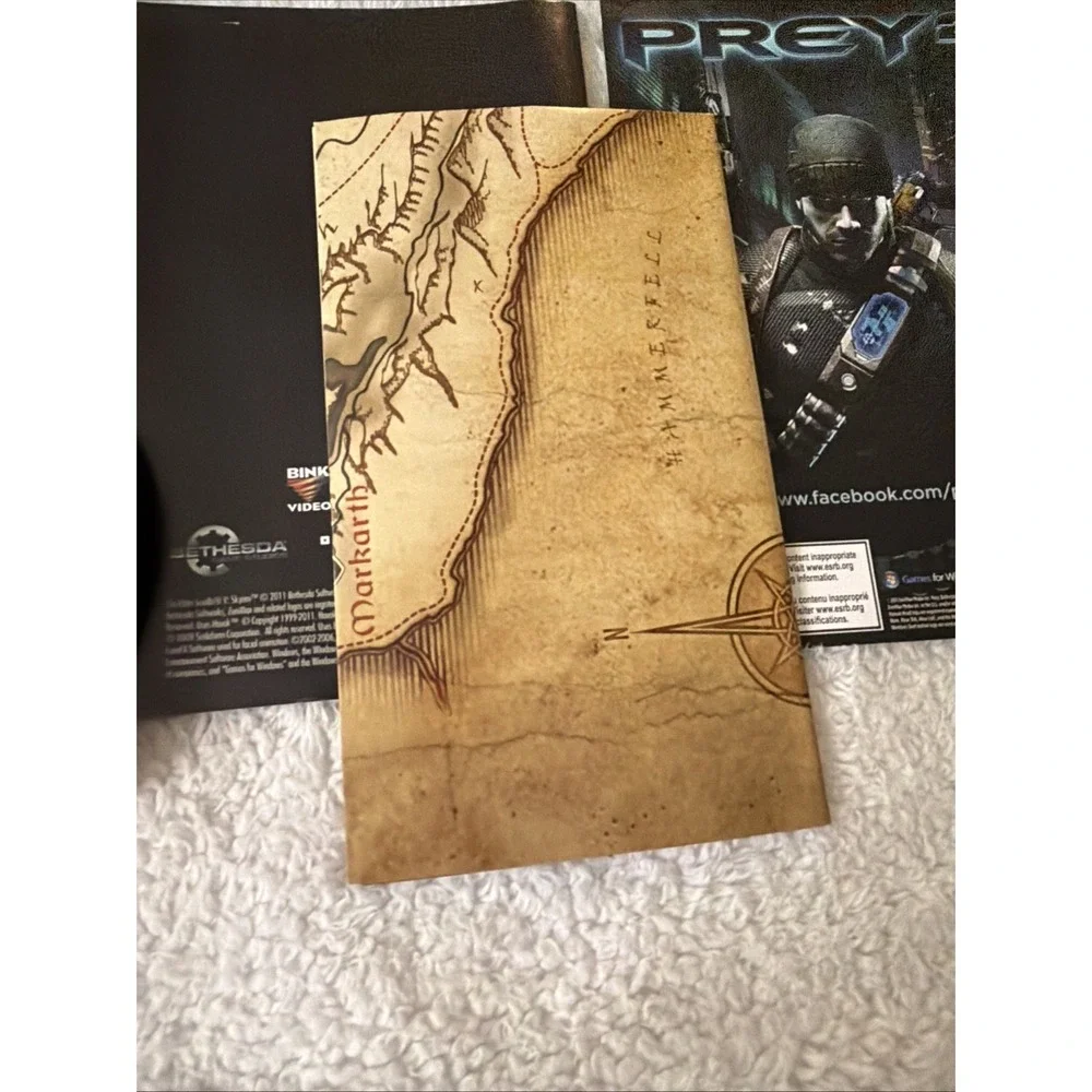 Skyrim The Elder Scrolls V 2011 PC DVD ROM Games for Windows CIB Complete Map